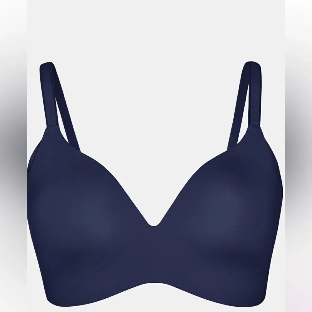 KNIX Wing Woman Contour Bra in Navy Blue - KNIX Size 0
